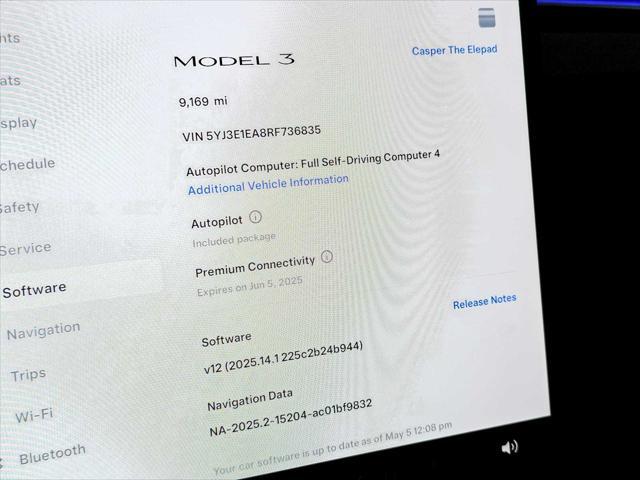 used 2024 Tesla Model 3 car, priced at $32,999
