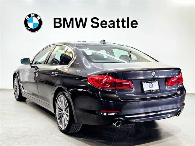 used 2018 BMW 530e car, priced at $29,999