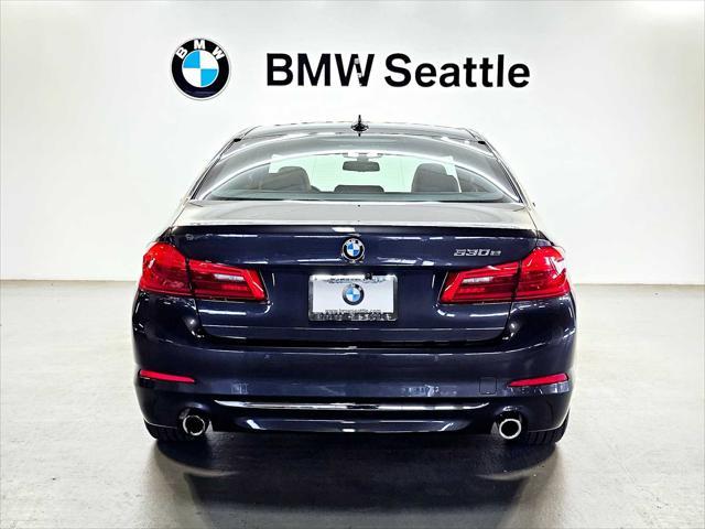 used 2018 BMW 530e car, priced at $29,999