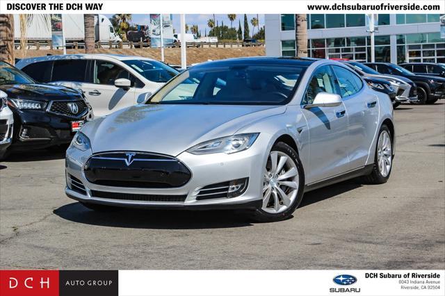 used 2014 Tesla Model S car, priced at $19,199