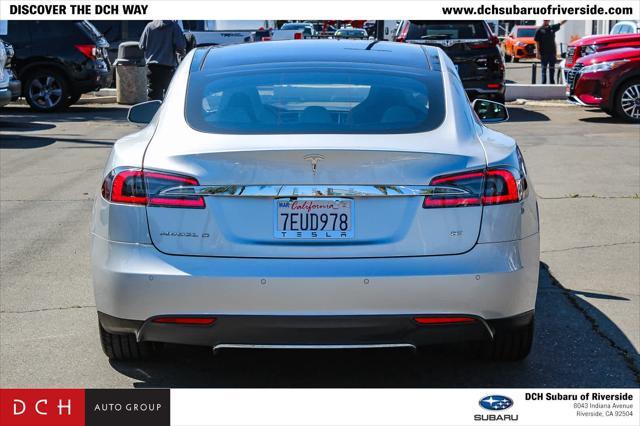 used 2014 Tesla Model S car, priced at $19,199