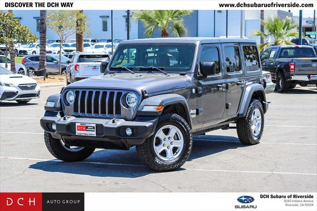 used 2019 Jeep Wrangler Unlimited car, priced at $24,588