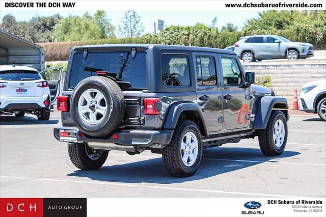 used 2019 Jeep Wrangler Unlimited car, priced at $24,588