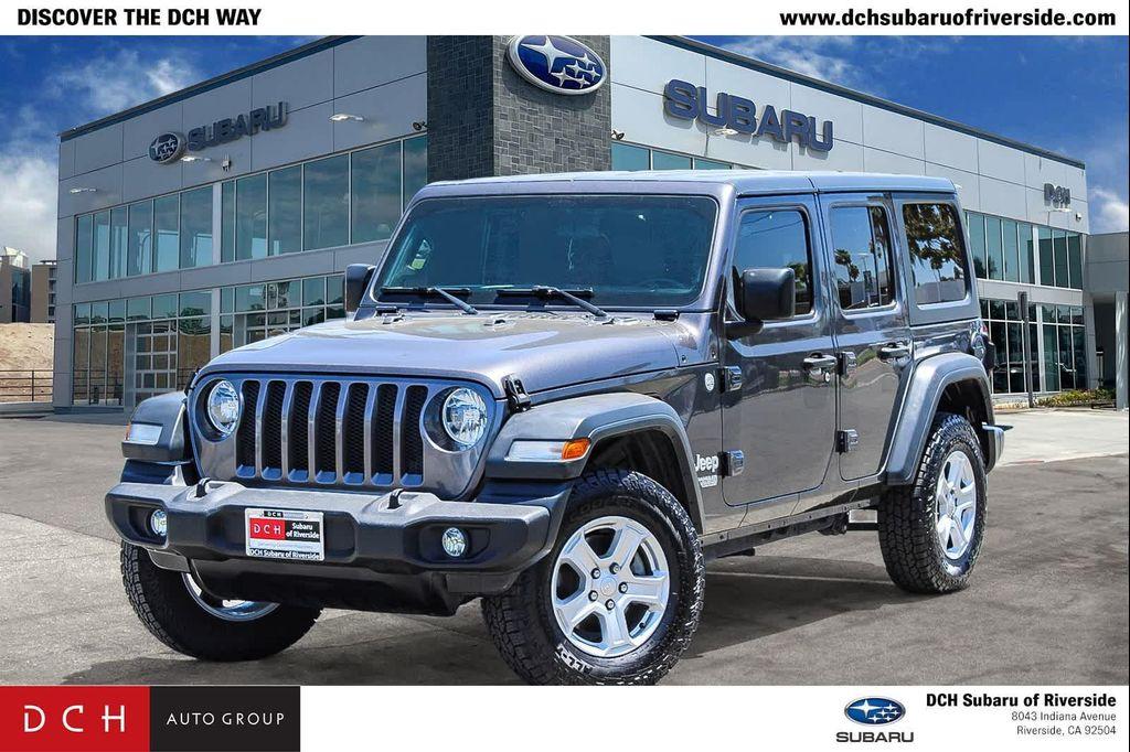 used 2019 Jeep Wrangler Unlimited car, priced at $24,588