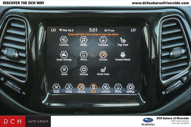 used 2019 Jeep Compass car, priced at $16,134