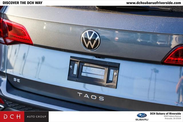 used 2023 Volkswagen Taos car, priced at $22,871