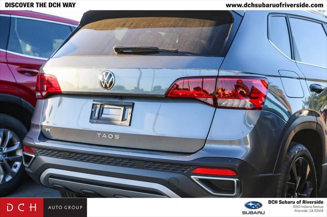 used 2023 Volkswagen Taos car, priced at $22,871