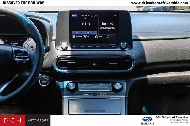 used 2022 Hyundai Kona EV car, priced at $19,999