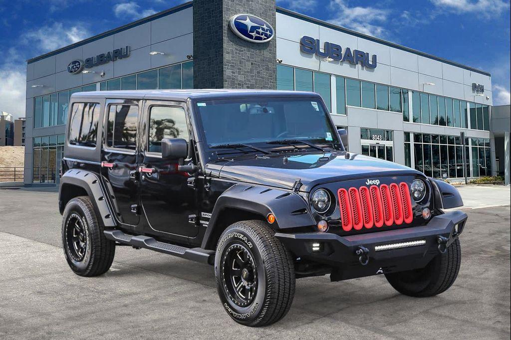 used 2017 Jeep Wrangler Unlimited car, priced at $21,515