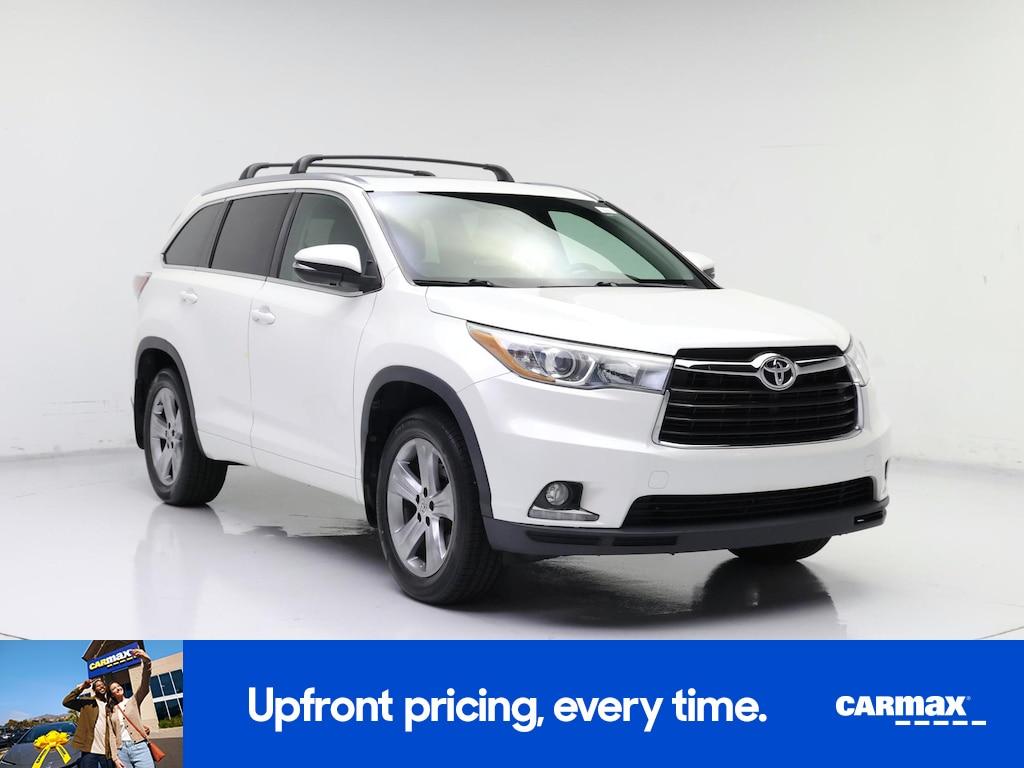 used 2015 Toyota Highlander car, priced at $18,998