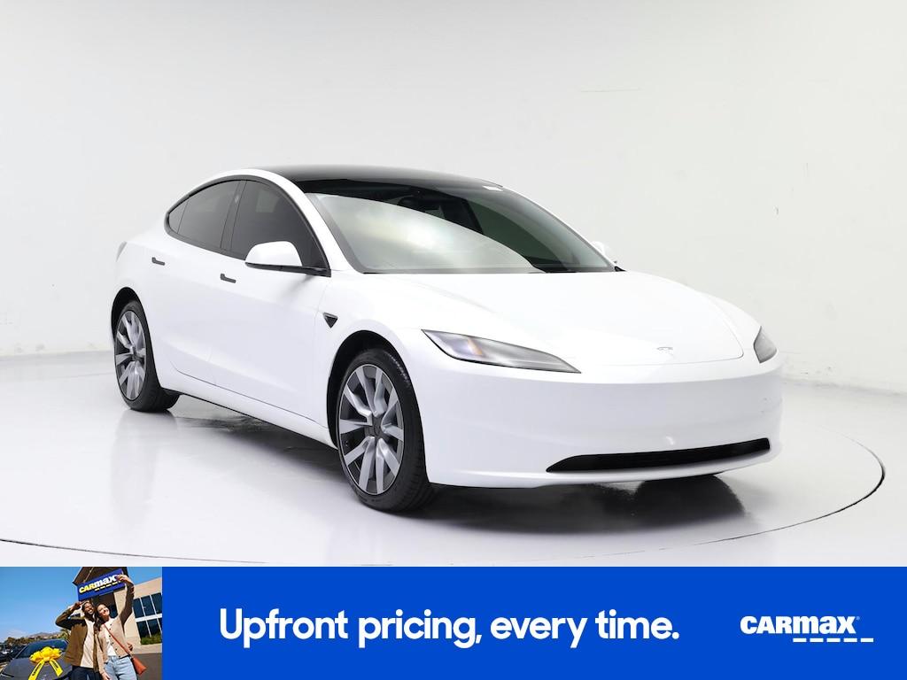 used 2025 Tesla Model 3 car, priced at $39,998