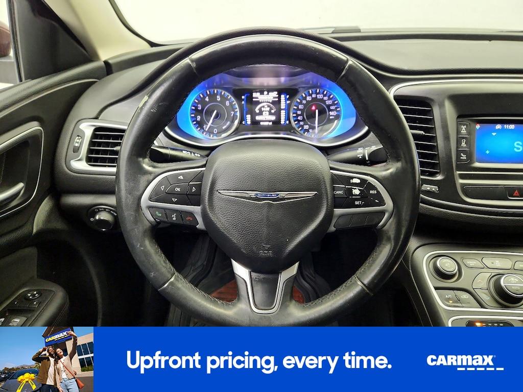 used 2015 Chrysler 200 car, priced at $10,998