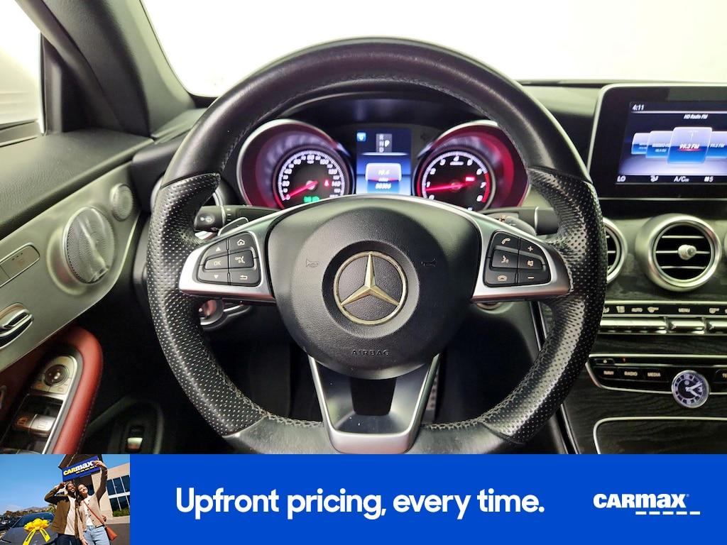 used 2018 Mercedes-Benz C-Class car, priced at $27,998