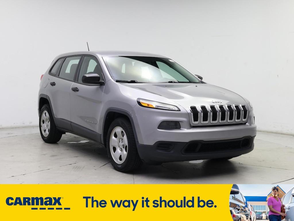 used 2016 Jeep Cherokee car, priced at $15,998