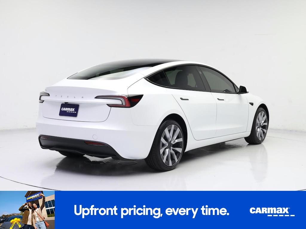 used 2025 Tesla Model 3 car, priced at $40,998