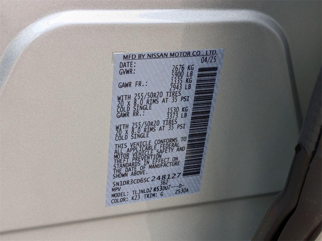new 2025 Nissan Pathfinder car, priced at $43,599