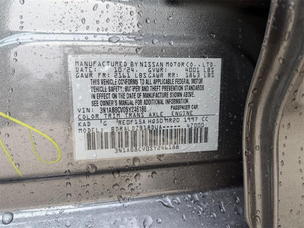 new 2025 Nissan Sentra car, priced at $22,348