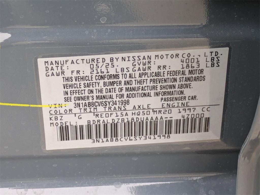new 2025 Nissan Sentra car, priced at $22,828