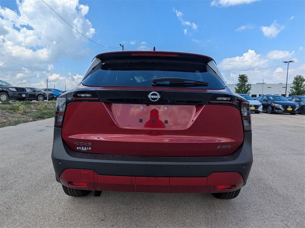 new 2025 Nissan Kicks car, priced at $27,356