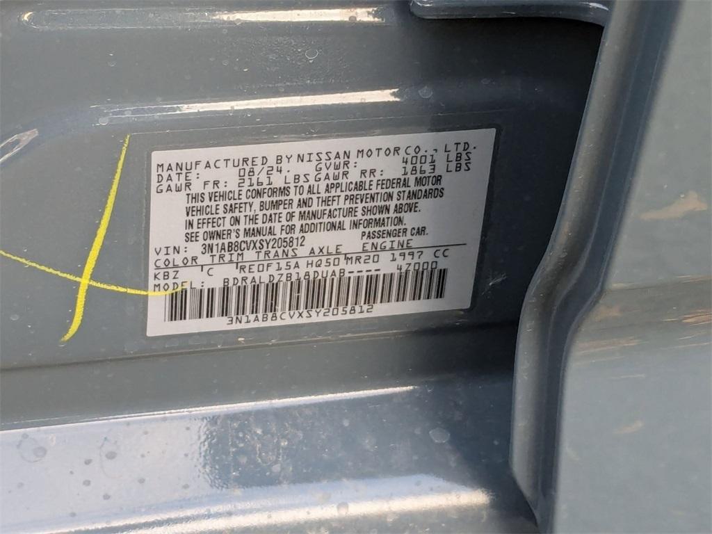 new 2025 Nissan Sentra car, priced at $26,202