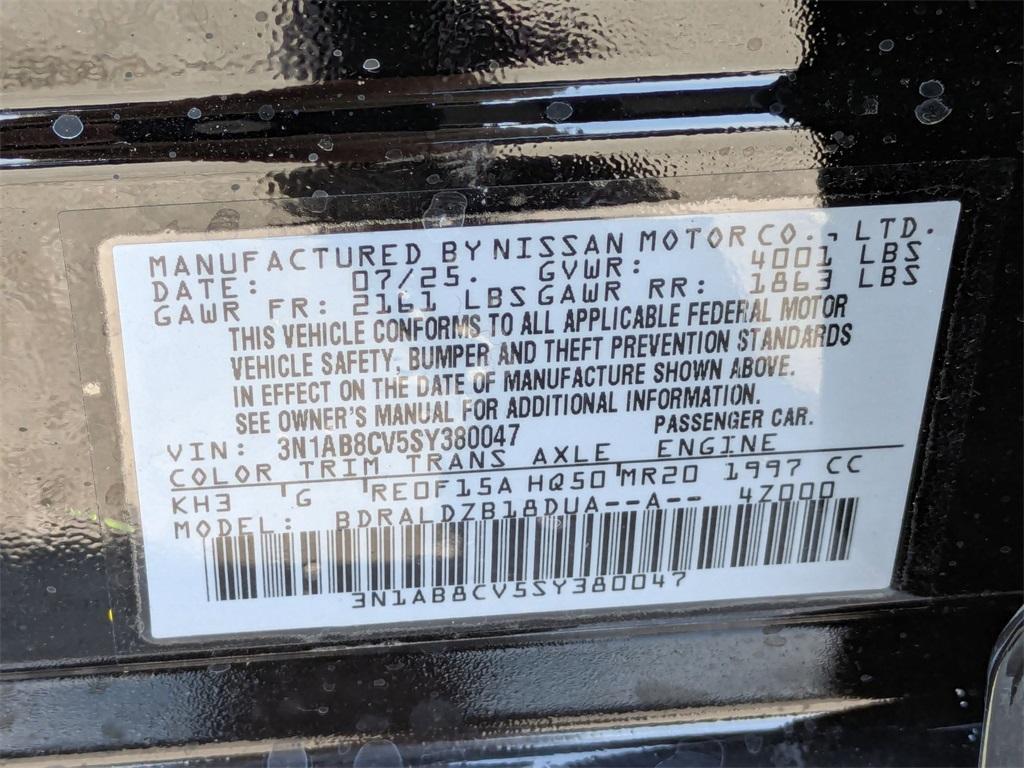 new 2025 Nissan Sentra car, priced at $21,606
