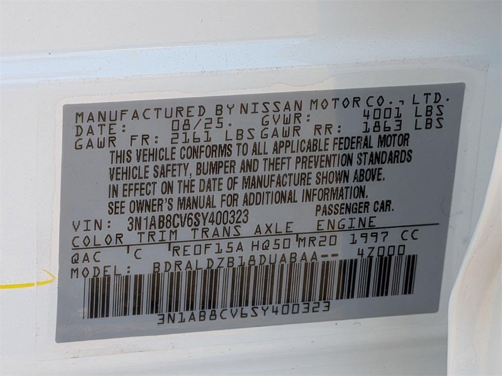 new 2025 Nissan Sentra car, priced at $27,620