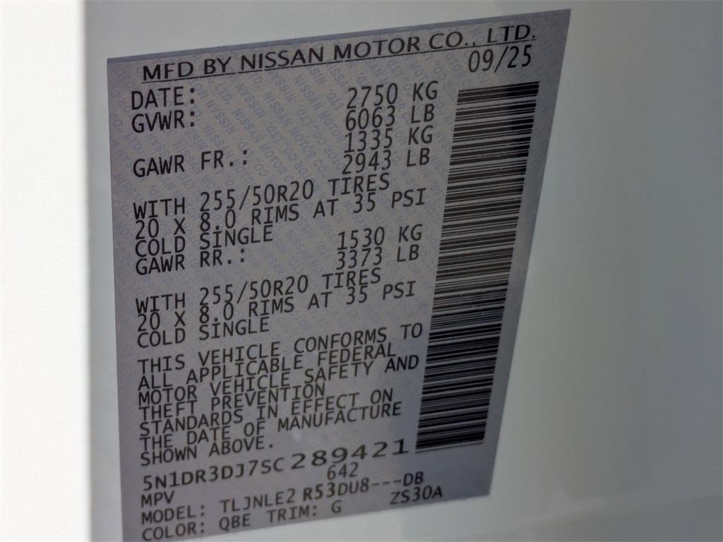 new 2025 Nissan Pathfinder car, priced at $48,960