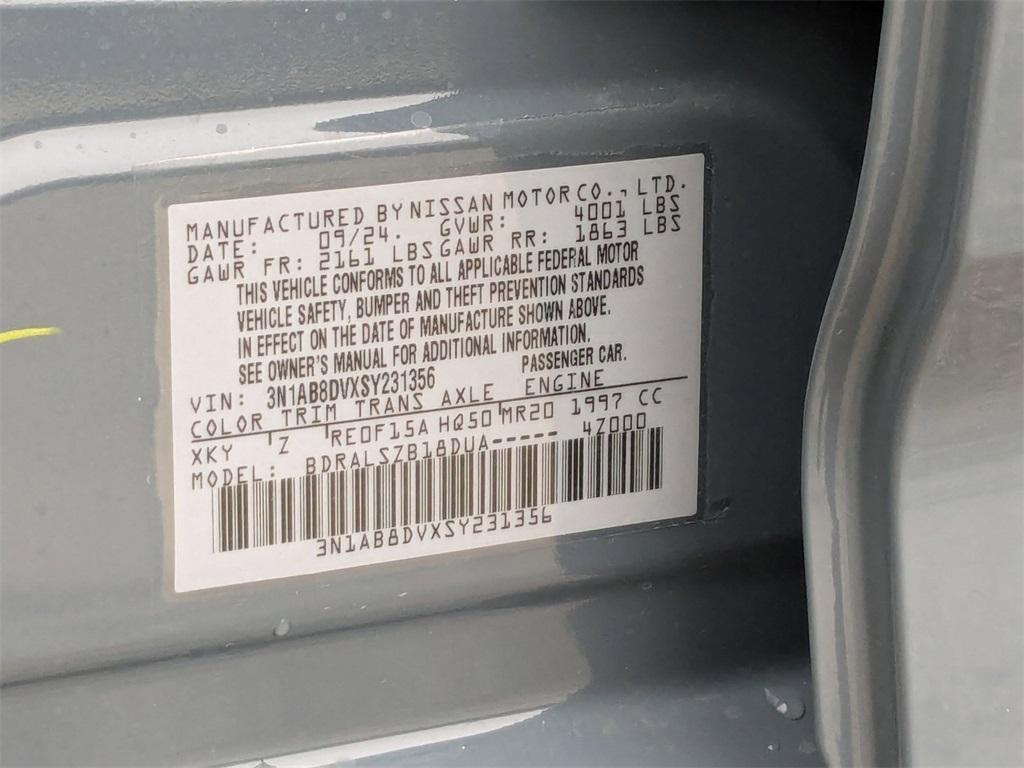 new 2025 Nissan Sentra car, priced at $28,548