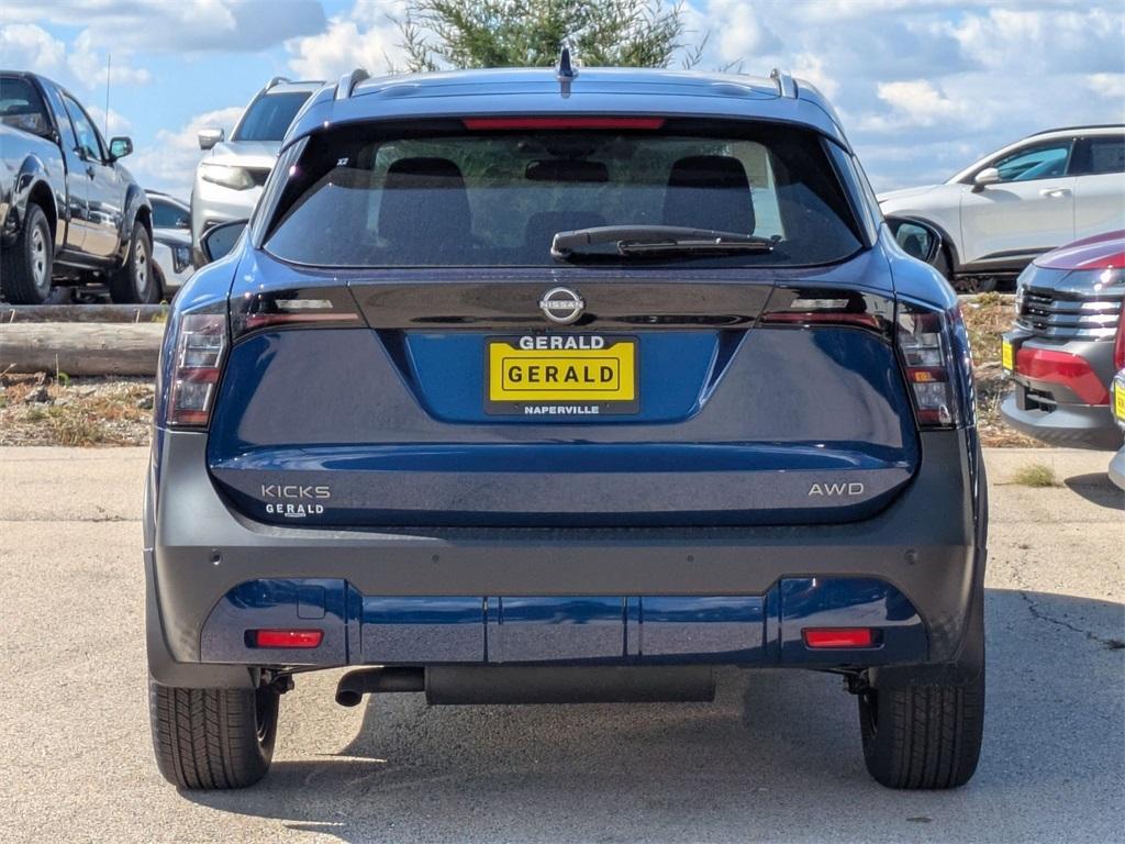 new 2025 Nissan Kicks car, priced at $25,855