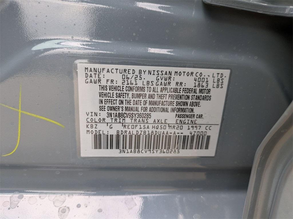 new 2025 Nissan Sentra car, priced at $22,118