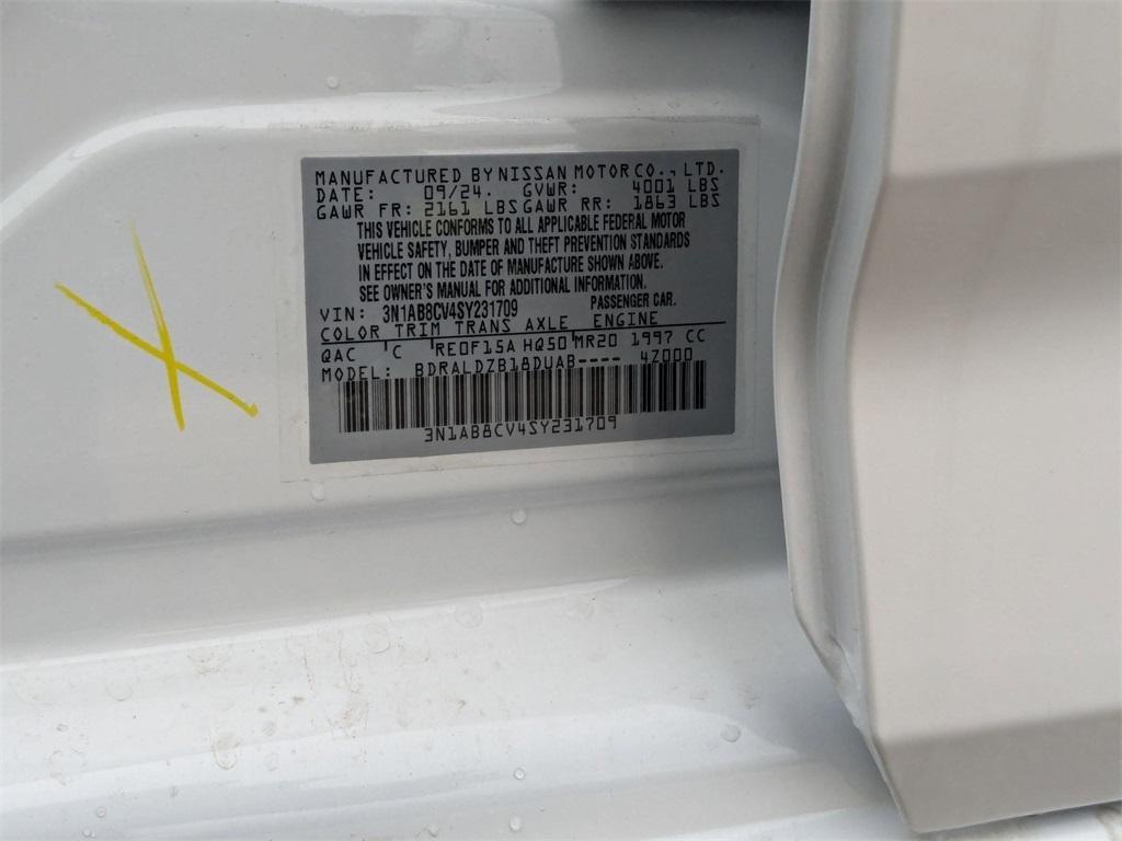new 2025 Nissan Sentra car, priced at $26,202