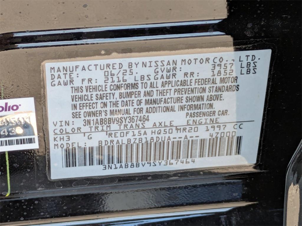 new 2025 Nissan Sentra car, priced at $21,281
