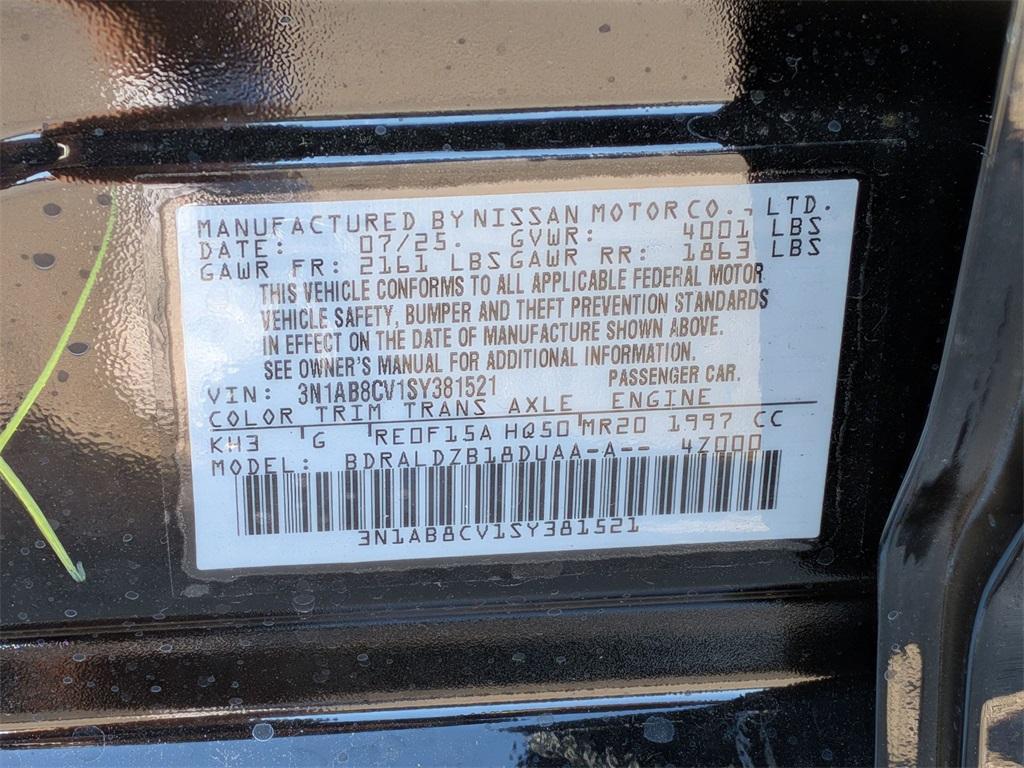 new 2025 Nissan Sentra car, priced at $24,295
