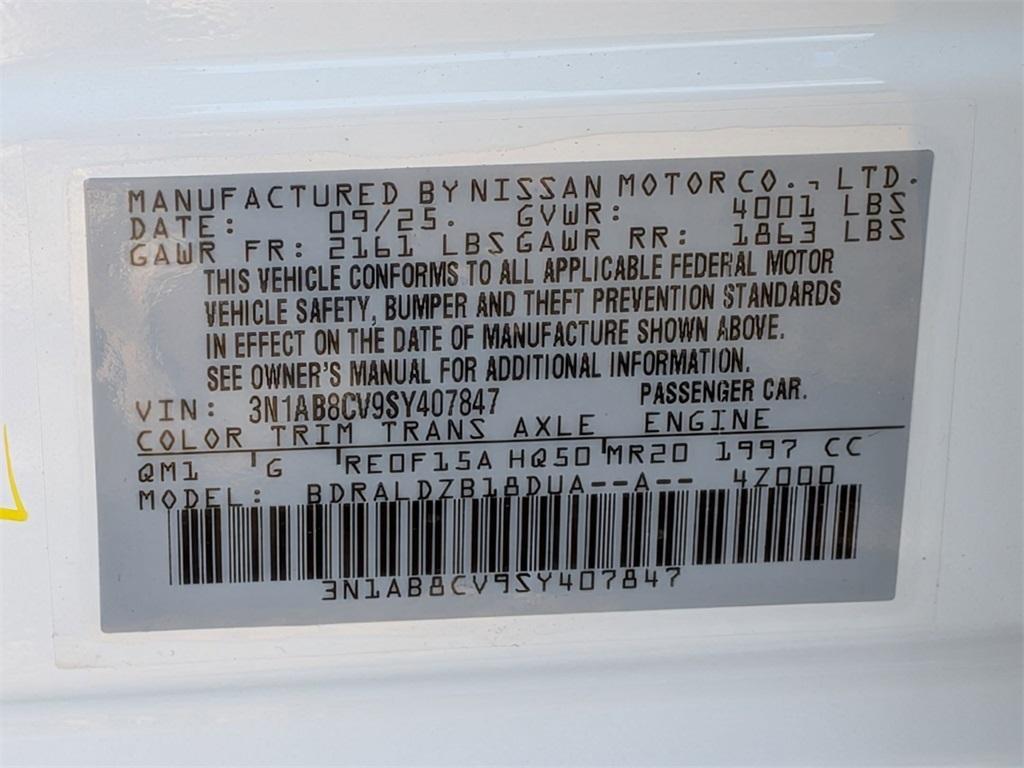 new 2025 Nissan Sentra car, priced at $23,680