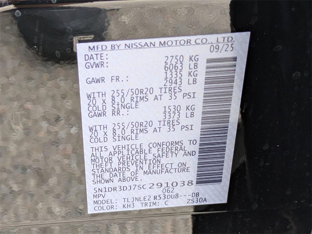 new 2025 Nissan Pathfinder car, priced at $49,055