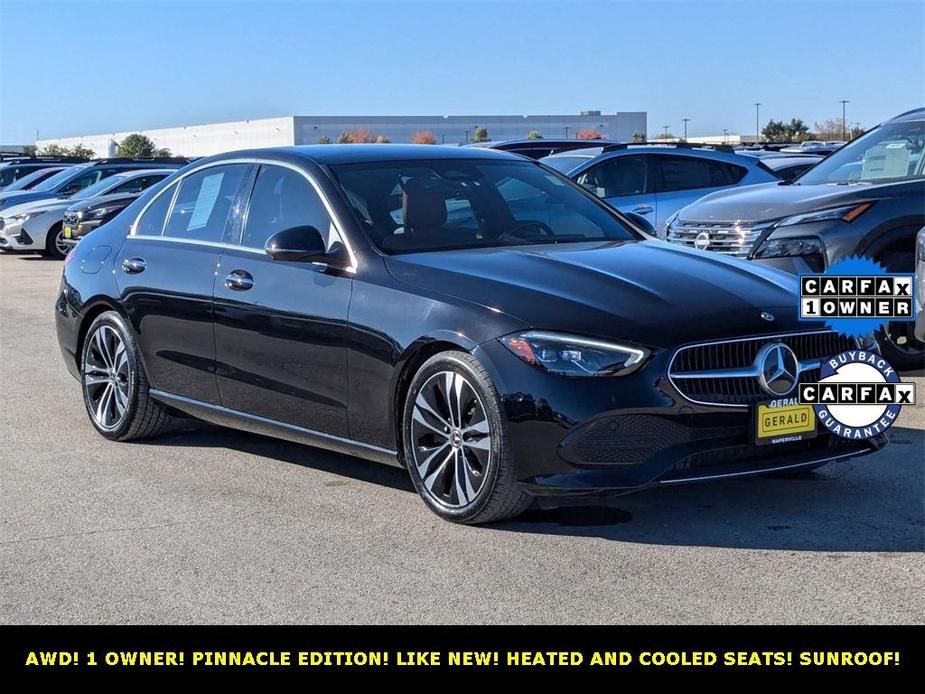 used 2022 Mercedes-Benz C-Class car, priced at $37,703