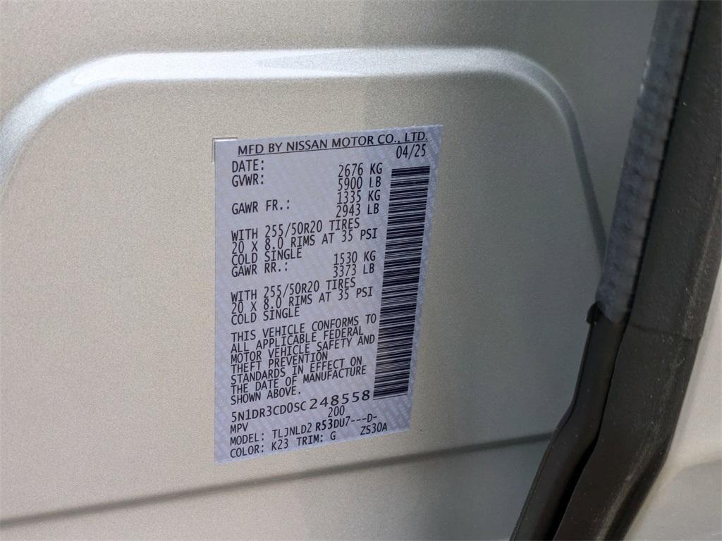 new 2025 Nissan Pathfinder car, priced at $46,599