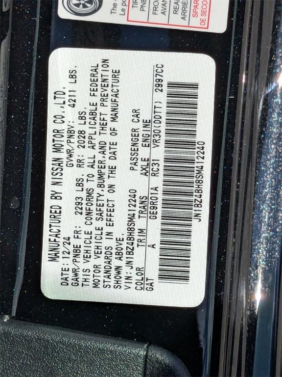 new 2025 Nissan Z car, priced at $52,848
