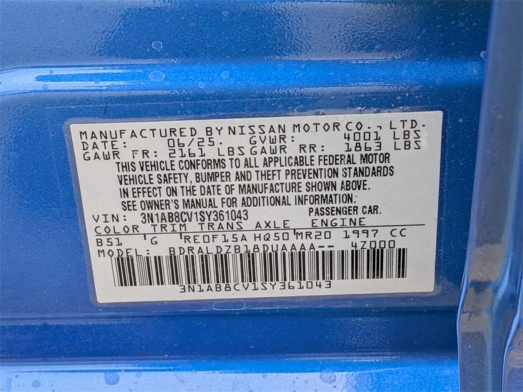 new 2025 Nissan Sentra car, priced at $21,893