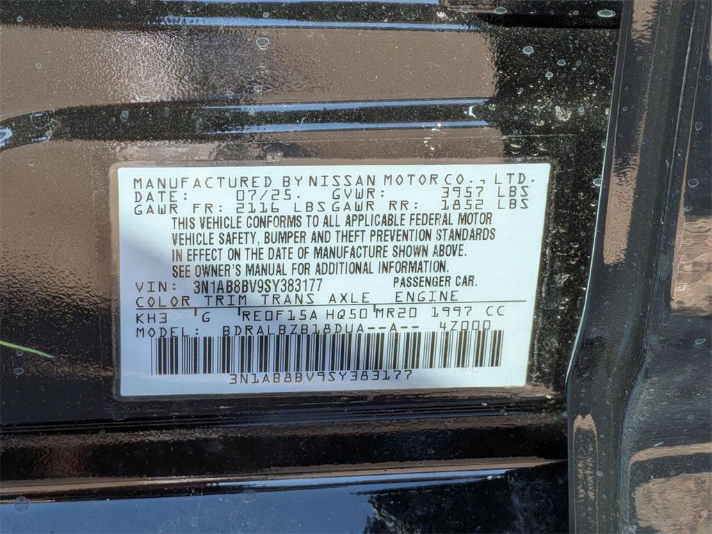 new 2025 Nissan Sentra car, priced at $22,755