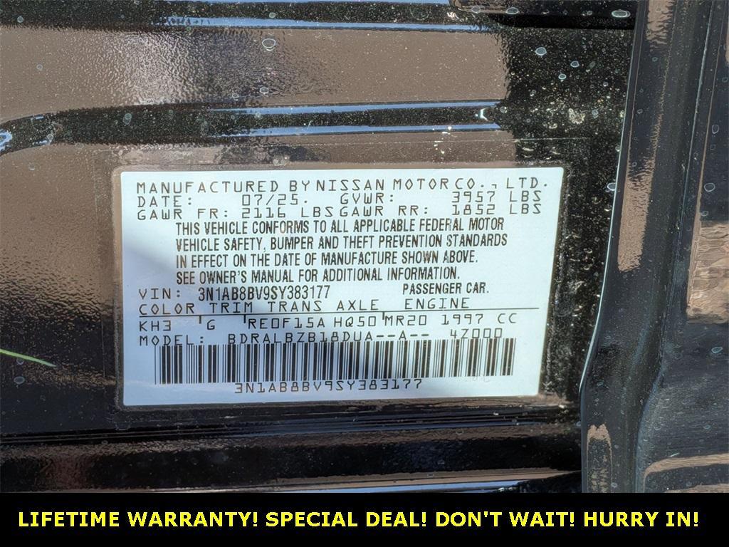 new 2025 Nissan Sentra car, priced at $19,990