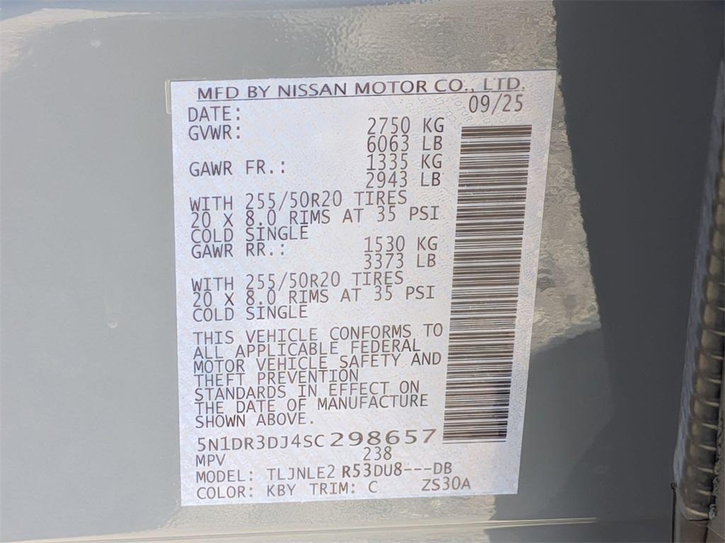 new 2025 Nissan Pathfinder car, priced at $48,625