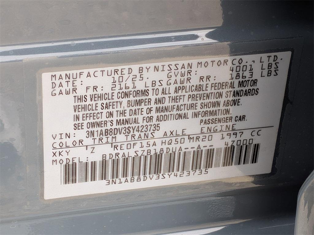 new 2025 Nissan Sentra car, priced at $29,175