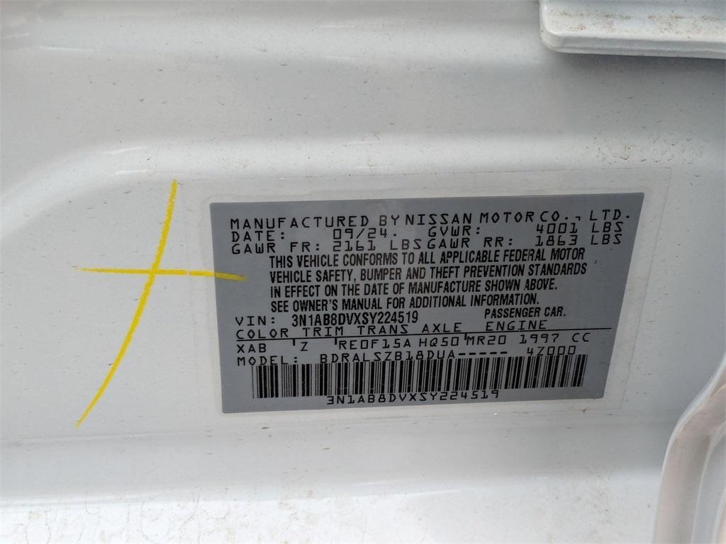 new 2025 Nissan Sentra car, priced at $28,468