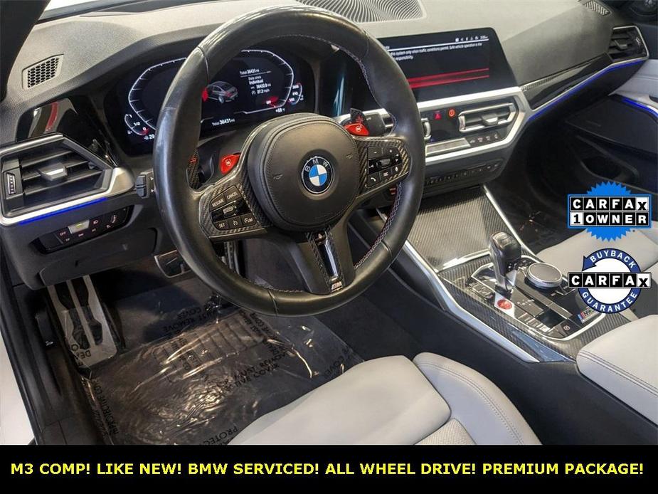 used 2022 BMW M3 car, priced at $74,977