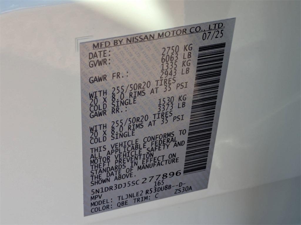 new 2025 Nissan Pathfinder car, priced at $49,195