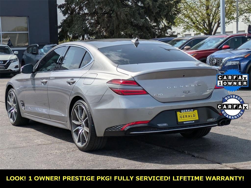 used 2022 Genesis G70 car, priced at $25,977