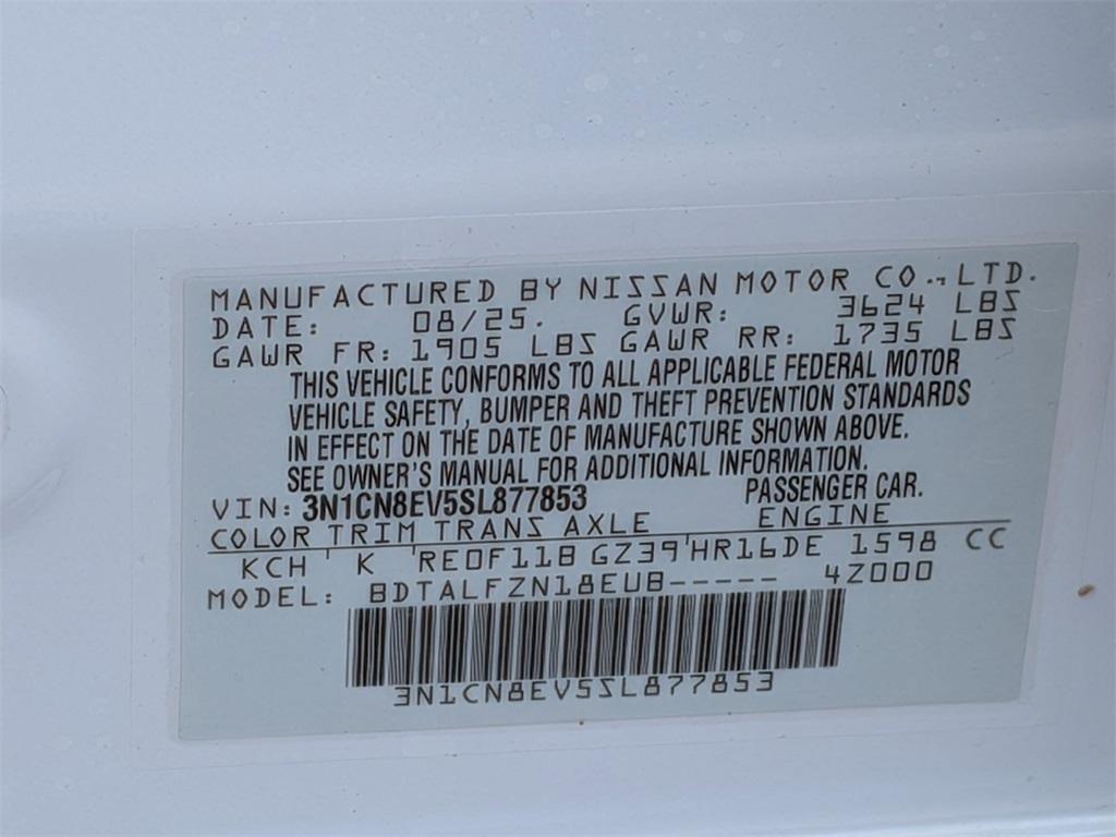 new 2025 Nissan Versa car, priced at $22,800