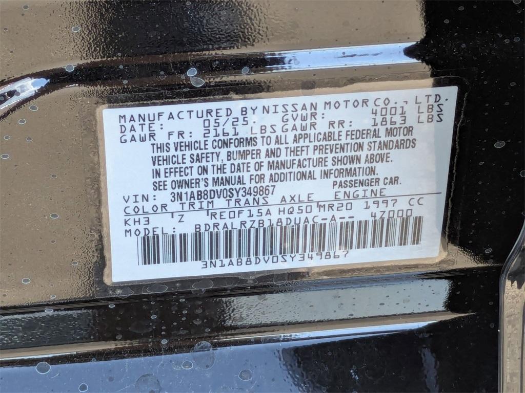 new 2025 Nissan Sentra car, priced at $23,767