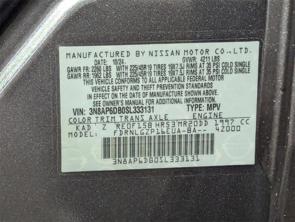 new 2025 Nissan Kicks car, priced at $27,769